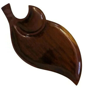 MCM, Vintage Solid Mahogany Divided Serving Tray. Nut tray, fruit tray, cheese